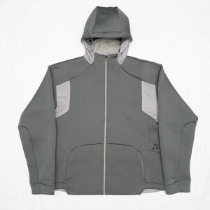 Vtg 2001 Salomon Archive Advanced Skin Scuba Hoodie XL Gray Aero Gorpcore